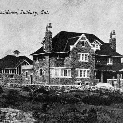 Photograph, W.J. Bell's Residence, Sudbury, Ontario.