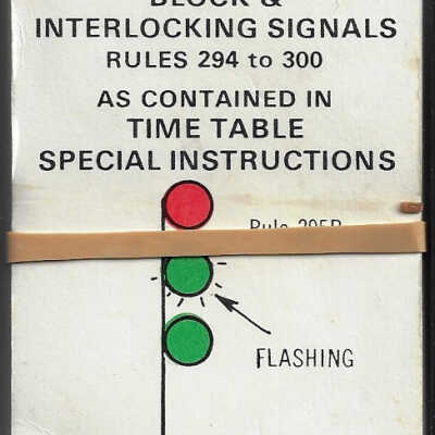 CN Block and Interlocking Signals Rules 294-300, Flash Study Cards Sets, Two Sets
