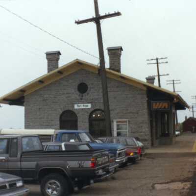 Photograph, CNR Station at Port Hope, Ontario.