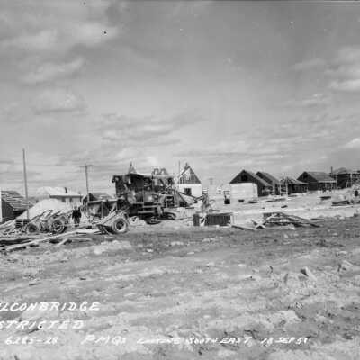 Photograph, Falconbridge radar site, Hanmer, Ontario.