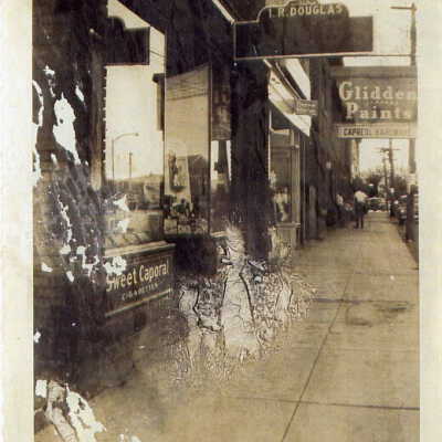 Photograph, I.R. Douglas Drugs, Capreol, Ontario.