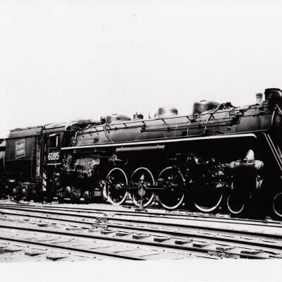 Photograph, CNR Steam Engine 6185