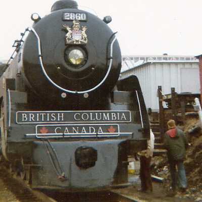 Photograph, CPR Locomotive 2860, Royal Hudson British Columbia.