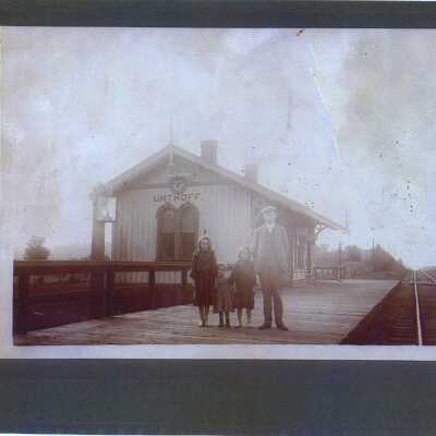 Photograph, CNR Station at Uhthoff, Ontario.