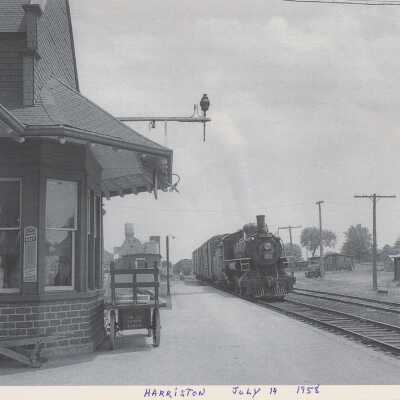 Photograph, CNR Station, Harriston, Ontario, Canada.