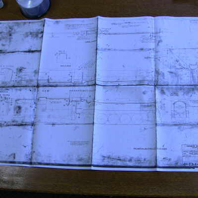 6077 Blueprint: 4H-23144-B: Wiring and Conduit Diagram to be used for Road Engine Lighting