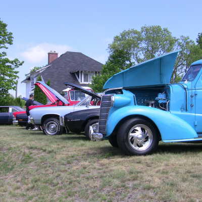 Photograph, NORMHC, Rods and Rails Car Show, 2011.