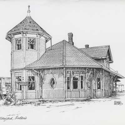 Photograph, CNR Meaford Station, Meaford, Ontario.