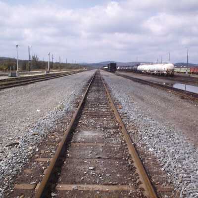 Photograph, Capreol CNR Station, Yard, and Offices, 2001.