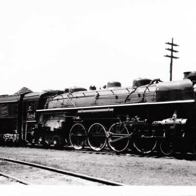 Photograph, CNR Steam Engine 6184