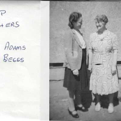 Photograph - Camp Mothers (Miss Adams and Miss Beggs)