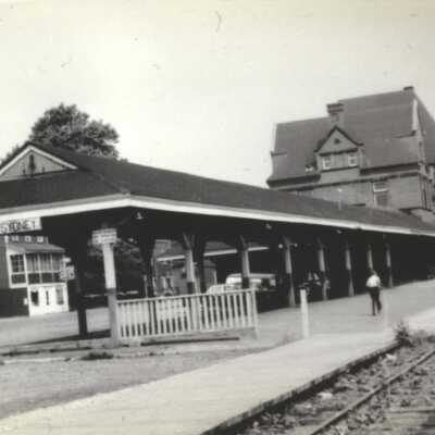 Photograph, CNR Station at Sydney, Nova Scotia.