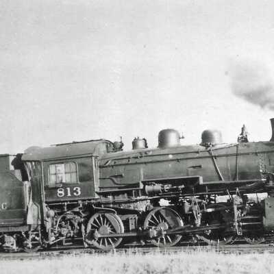 Photograph, CPR Locomotive 813.