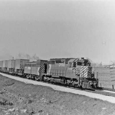 Photograph, CP Rail Locomotive 5516.