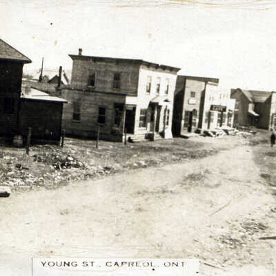 Photograph, Young Street, Capreol, Ontario.