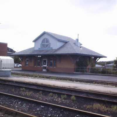 Photograph, Capreol CNR Station, Yard, and Offices, 2001.