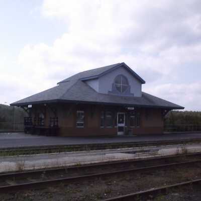 Photograph, Capreol CNR Station, Yard, and Offices, 2001.