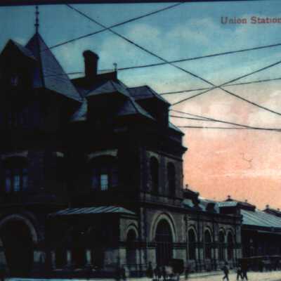 Photograph, CNR Station at St. Johns New Brunswick.