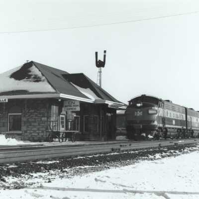 Photograph, CNR Station at Bowmanville, Ontario.