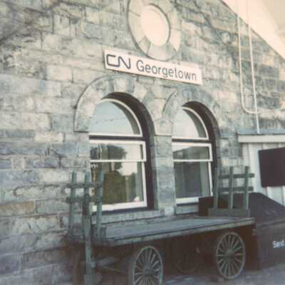 Photograph, CNR Station, Georgetown, Ontario.