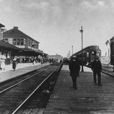 Photograph, CNR Station at North Bay, Ontario