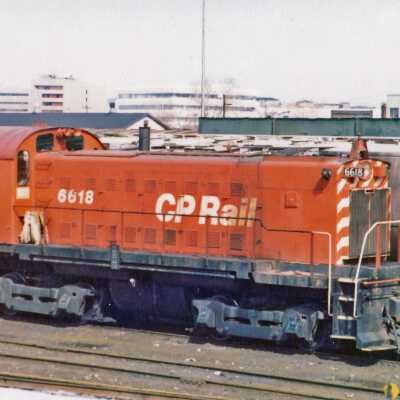 Photograph, Canadian Pacific Engine 6618