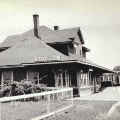 Photograph, CNR Station at Musquodoboit, Nova Scotia.