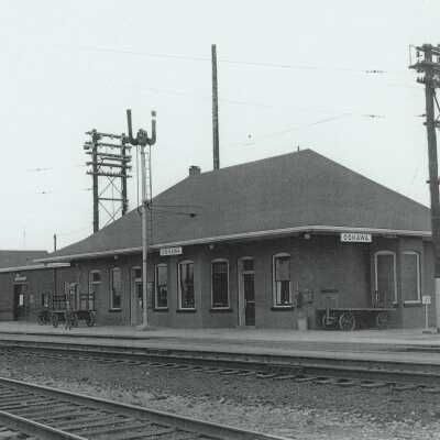 Photograph, CNR Station at Oshawa, Ontario.