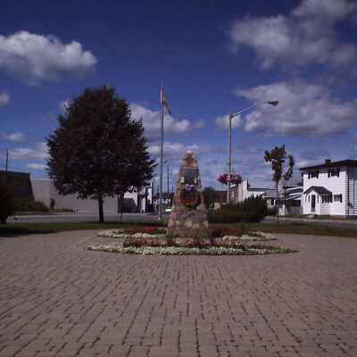 Photograph, Capreol Cenotaph Park, 2001.
