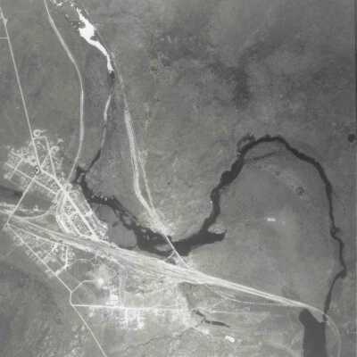 Photograph, Aerial Shots, Canadian National Railway, Unknown Location.