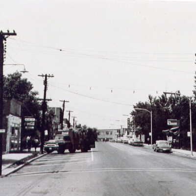 Photograph, Young Street, Capreol, Ontario, 1950s.