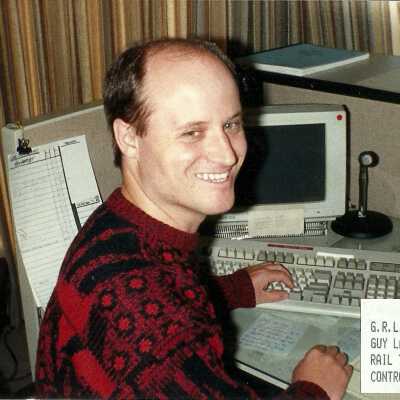 Photograph, G.R.L. Guy Langis, Rail Traffic Controller.
