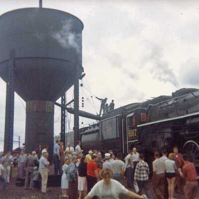 Photograph, CNR Locomotive 6167.