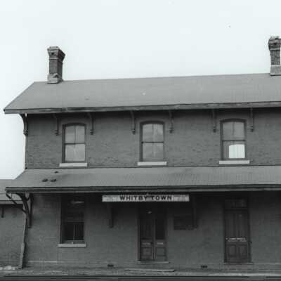 Photograph, CNR Station at Whitby, Ontario.
