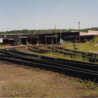 Photograph - Unidentified roundhouse