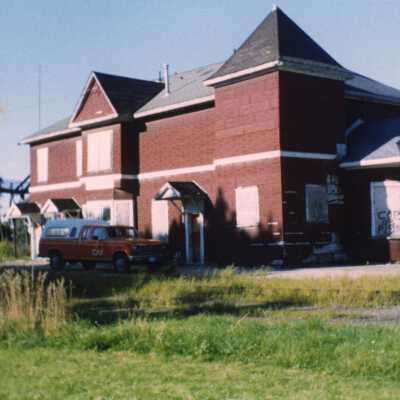 Photograph, CNR Station, Palmerston, Ontario, Canada.