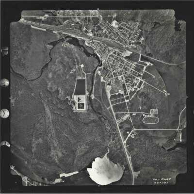 Photograph, Aerial Shots, Canadian National Railway, Unknown Location.
