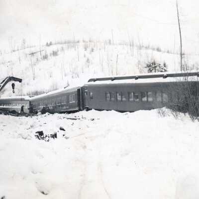 Photograph, Train Derailment.