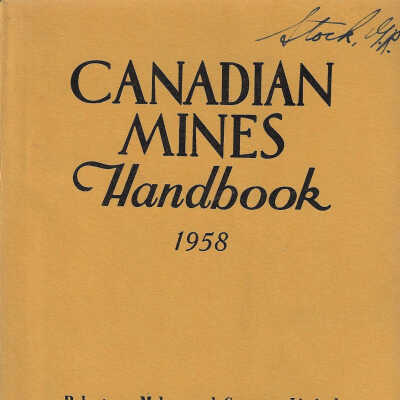 Canadian Mines Handbook, 1958