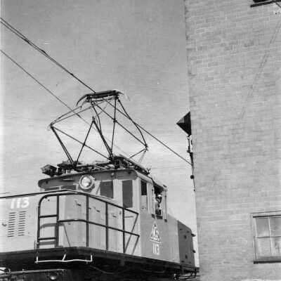 Photograph - INCO electric switch engine (?) no. 113