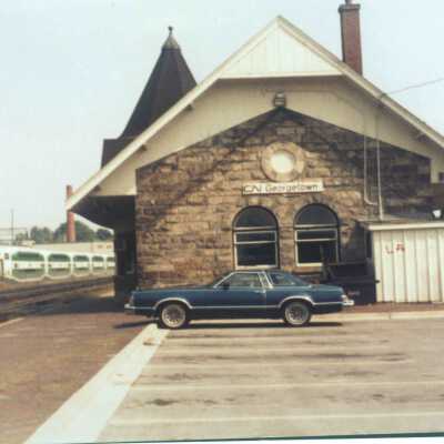 Photograph, CNR Station, Georgetown, Ontario.