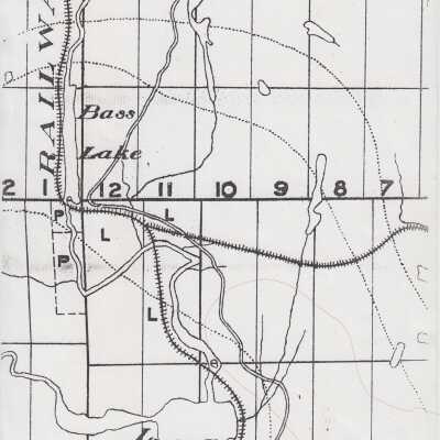 Map - Rail lines, Sudbury