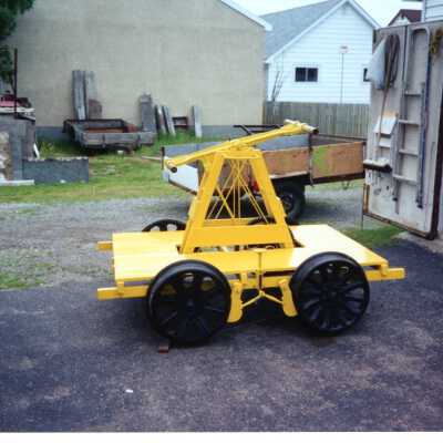 Construction Photos of the NORMHC Handcar, Taken by Doug Frozel