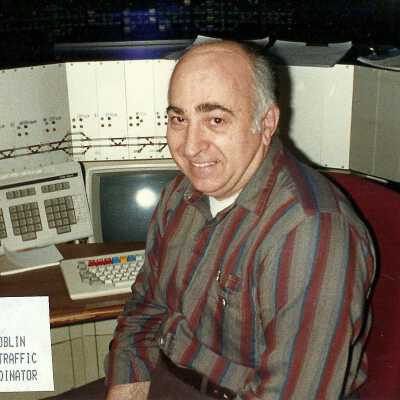 Photograph, I.R.R. Ray Roblin, Rail Traffic Co-Ordinator.