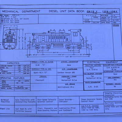 Canadian National: Mechanical Department Diesel Unit Data Books