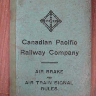 Canadian Pacific Railway Company; Air Brake and Air Train Signal Rules