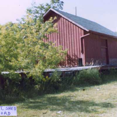 Photograph, CNR Meaford Freight Shed, Meaford, Ontario.