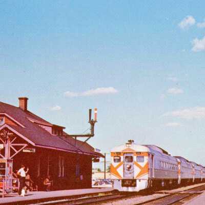 Photograph, Postcard, CPR Dayliner, Dorval, Quebec, July 22 1970.