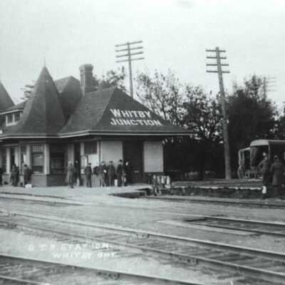 Photograph, CNR Station at Whitby, Ontario.