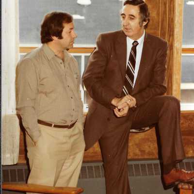 Photograph - M.P.P. Elie martel and John Rodrigue
